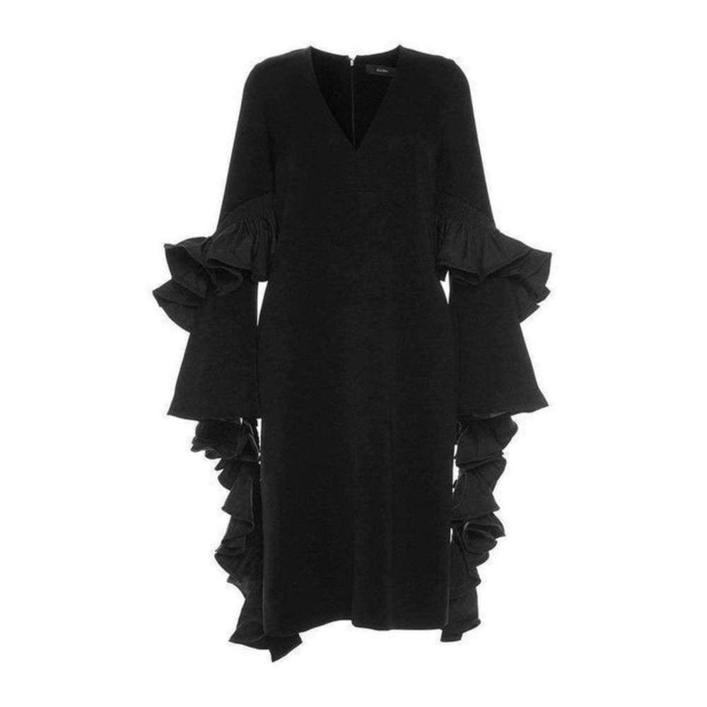 Ellery - Molotov Ruffle Sleeve Dress - L